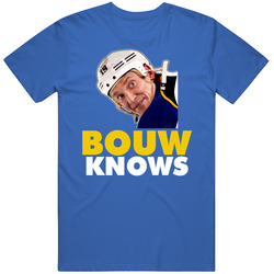Jay Bouwmeester Bouw Knows Hockey Playoffs St Louis T Shirt