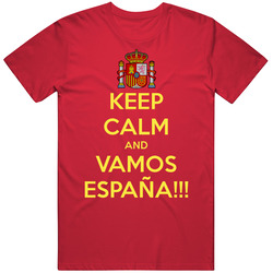 Keep Calm And Vamos Espana World Cup Soccer T Shirt