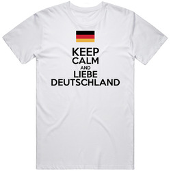 Keep Calm And Liebe Deutschland World Cup Soccer T Shirt