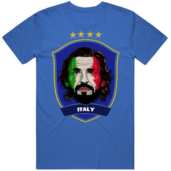 Andrea Pirlo Azzuri Italy World Cup Soccer Futbol T Shirt
