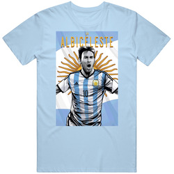 Argentina World Cup 2014 Soccer Fubtol T Shirt