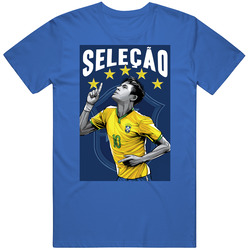 Brasil Soccer World Cup Fubol T Shirt