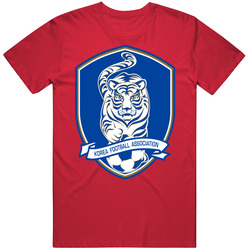 Korea Republic Soccer Futbol World Cup Logo Crest T Shirt