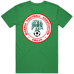 Nigeria World Cup Soccer Crest Logo T Shirt
