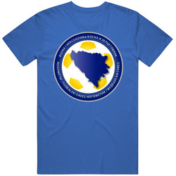 Bosnia And Herzegovina Soccer Logo World Cup Crest T Shirt