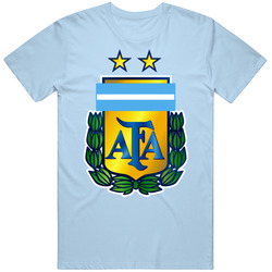 Argentina World Cup Soccer Logo Futbol Crest T Shirt