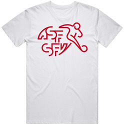 Switzerland World Cup Logo Crest Soccer Futbol T Shirt