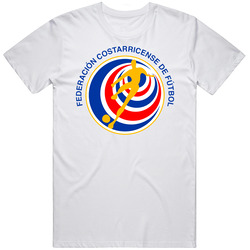 Costa Rica World Cup Soccer Futbol Logo Crest T Shirt