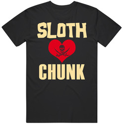 Goonies Sloth Loves Chunk Movie T Shirt