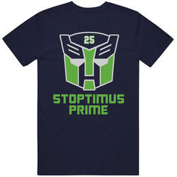 Richard Sherman Stoptimus Prime Shutdown Corner Defense T Shirt