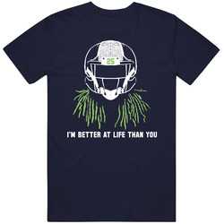 Richard Sherman Im Better At Life Than You Quote Football Seattle T Sh