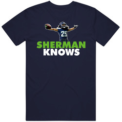 Richard Sherman Knows Football Seattle T Shirt