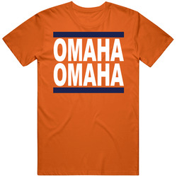 Omaha Omaha Peyton Manning Denver Audible Football T Shirt