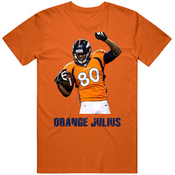 Julius Thomas Denver Tight End Te Football Orange Julius T Shirt