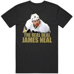 James Neal The Real Deal Hockey Pittsburgh T Shirt