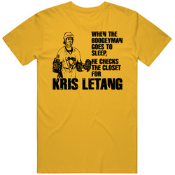 Kris Letang Pittsburgh Hockey Boogeyman T Shirt