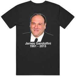 James Gandolfini Tribute Actor Sopranos Maifa Hbo T Shirt