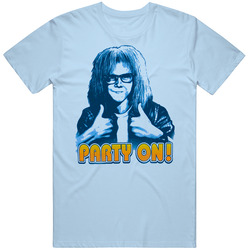 Wayne's World Party On Garth Mike Myers Dana Carvey Movie T Shirt