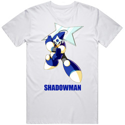 Shadowman Mega Man 3 Boss Robot Nes Video Game T Shirt