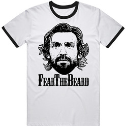 Andrea Pirlo Soccer Star Juventus Fear The Beard T Shirt