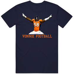 Vonnie Football Denver Defense Football Von Miller T Shirt
