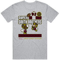 Super Smith Brothers Harbaugh San Francisco Defense Football T Shirt