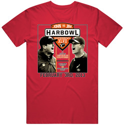 Harbowl Jim Vs John Harbaugh Superbowl Xlvii San Francisco T Shirt