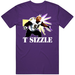 T Sizzle Terrell Suggs Baltimore Football Defense T Shirt