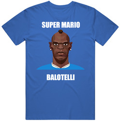 Mario Balotelli Super Mario Italia Italy Azzuri Soccer T Shirt