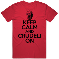 Keep Calm And Crudeli On Ac Milan Milano Superfan T Shirt