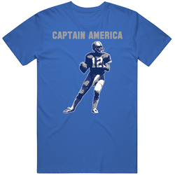 Football Captain America Dallas Roger Staubach T Shirt