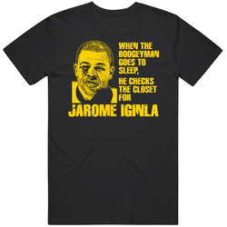 Jarome Iginla Boston Hockey Boogeyman T Shirt