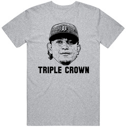 Miguel Cabrera Triple Crown Detroit Baseball T Shirt
