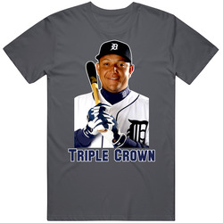 Miguel Cabrera Triple Crown Detroit Baseball T Shirt