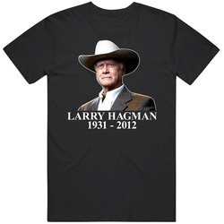 Larry Hagman Dallas Tv Show Jr Ewing Tribute T Shirt