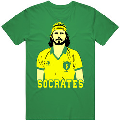 Socrates Brazil Soccer Legend Futbol T Shirt
