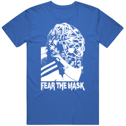 Henrik Lundqvist Fear The Mask New York Hockey T Shirt
