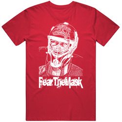 Martin Broduer Fear The Mask New Jersey Hockey T Shirt