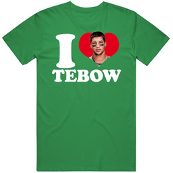 I Love Tebow Heart Tim Tebow New York T Shirt