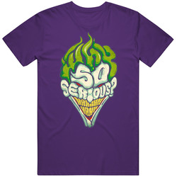 Why So Serious Joker The Dark Knight Comic Book T Shirt