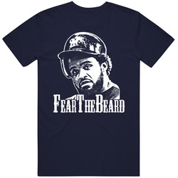 Prince Fielder Fear The Beard Baseball T Shirt