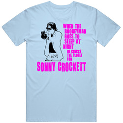 Sonny Crockett Retro Tv Boogeyman Miami Vice T Shirt