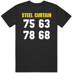 Steel Curtain Pittsburgh City Football Mean Joe White Holmes Greenwood