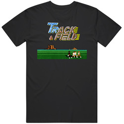 Track And Field Retro Video Arcade Game T Shirt