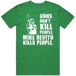 Mike Devito Guns Dont Kill People Football T Shirt