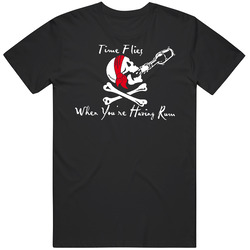 Time Flies When You Have Rum Pirate Funny T Shirt