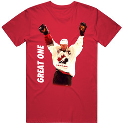 Wayne Gretzky Team Canada Great One Hockey T Shirt