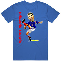 Zinedine Zidane French France Soccer Futbal T Shirt