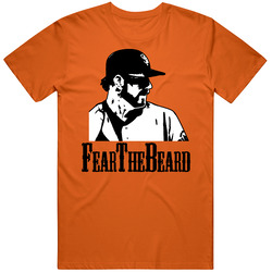 Brian Wilson Fear The Beard Baseball T Shirt