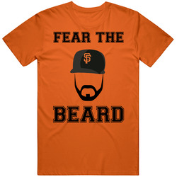 Brian Wilson Fear The Beard Baseball T Shirt